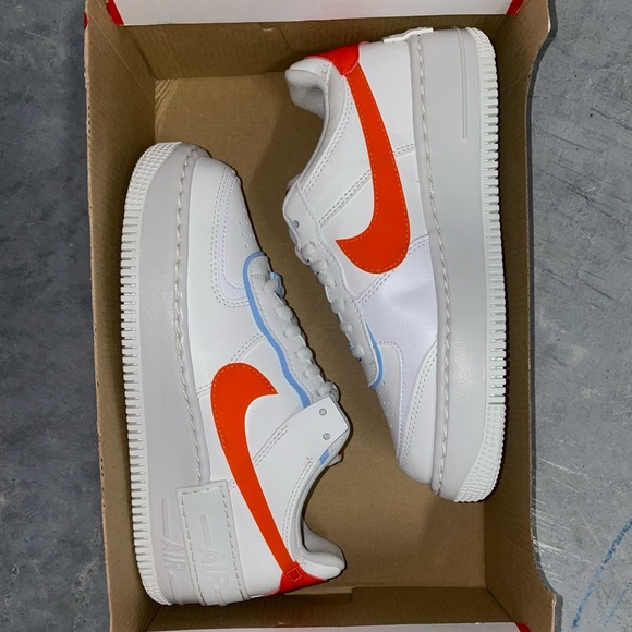 Women’s Nike Air Force 1 Shadow SE Team Orange - Picture 1 of 1